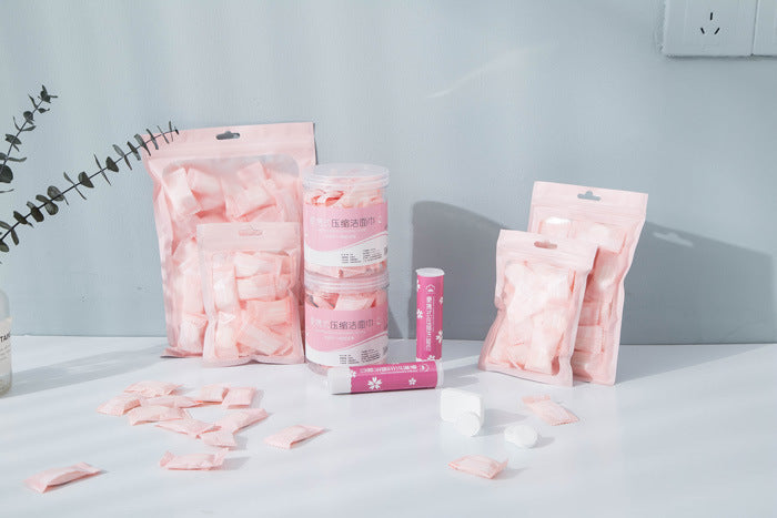Disposable Compressed Towels Pure Cotton Towels On Business Trips Compressed Cleansing Towels Beauty Towels